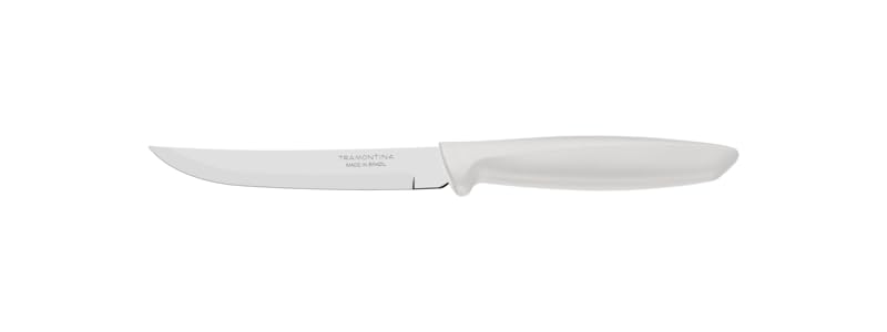 Plenus 5" Fruit Knife, Pack of 12, Stainless Steel Plain Edge Blade, Polypropylene Handle, Dishwasher Safe, Perfect for Cutting and Peeling Fruits