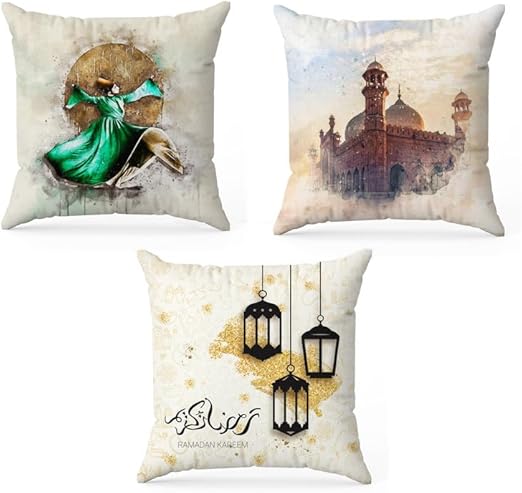 Throw Pillow Covers - Velvet Cushion Covers - Set of 3 -40 x 40 cm - Cover Only