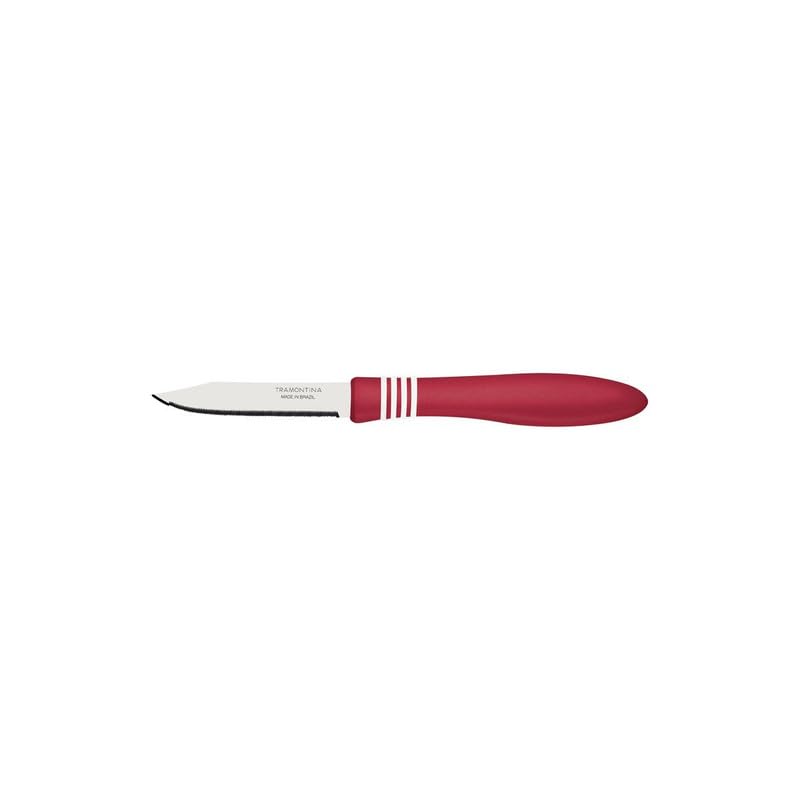 12-Piece Paring Knife Set, 3-Inch Stainless Steel Blades with Ergonomic Handles, Sharp & Lightweight for Peeling, Slicing Fruits, Vegetables, and Kitchen Prep
