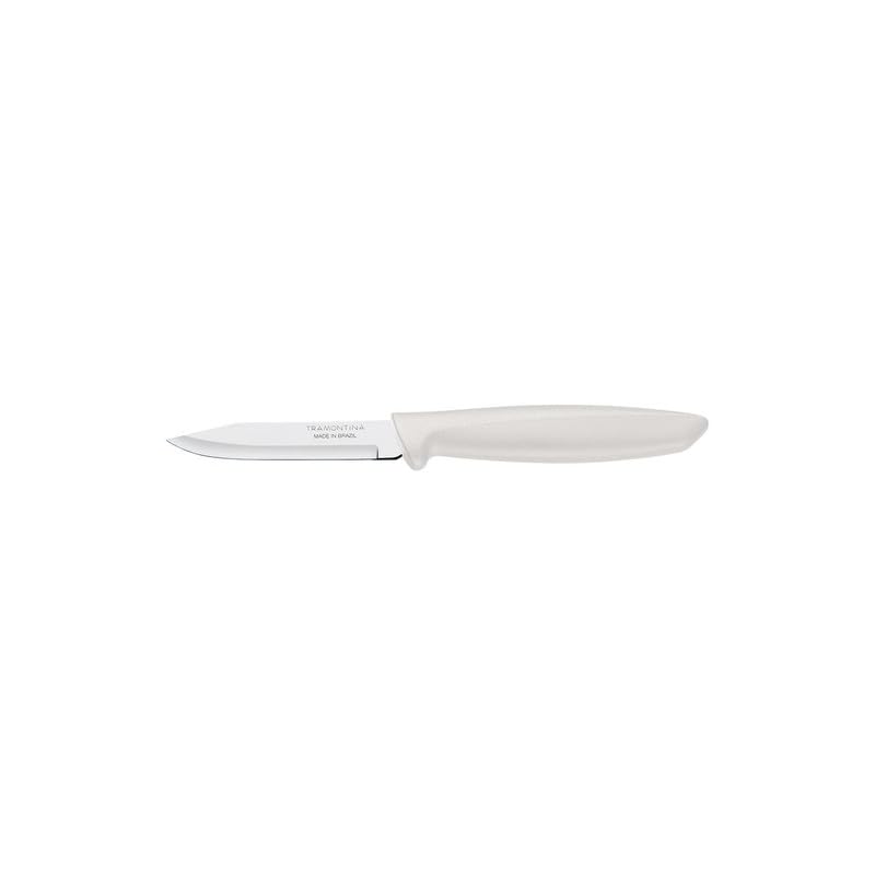 Plenus Vegetable and Fruit Knife – 3 Inch Stainless Steel Blade, Polypropylene Handle, Multi-Purpose Paring Knife for Precise Cutting in Kitchen and Outdoors - Pack of 12