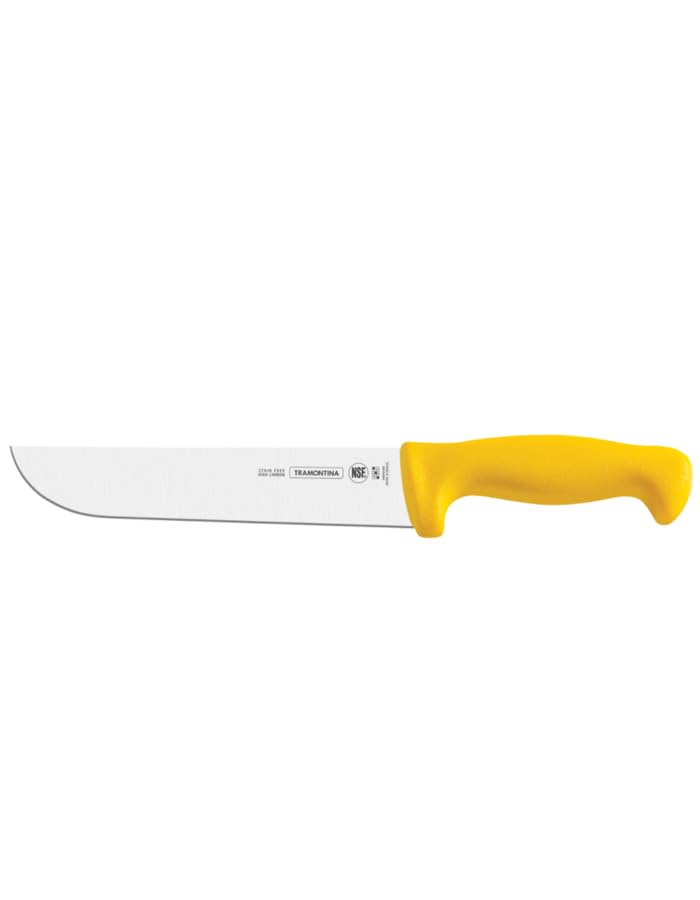 Professional 10-Inch Meat Knife – Stainless Steel Blade with Ergonomic Textured Polypropylene Handle – Durable & Precision Cutting