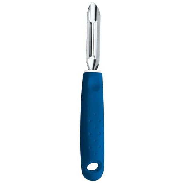 Utilità Vegetable Peeler – Stainless Steel Blade with Blue Handle – Efficient Peeling Tool – Dishwasher Safe