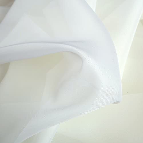 Elegant Voile Chiffon Curtains - Rod Pocket Design - Luxury Soft Fabric 1 Panel
