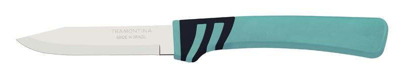 Amalfi Vegetable Knife – 8cm Stainless Steel Blade, Non-Slip Ergonomic Handle for Easy Fruit and Vegetable Cleaning - Blue