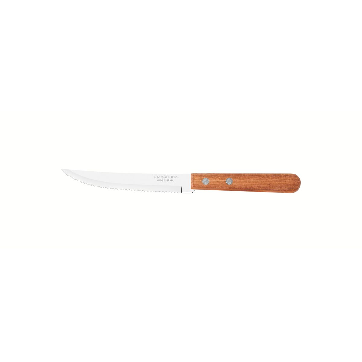Stainless Steel Dining Knife with Wooden Handle, 5-Inch Size