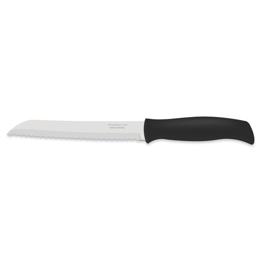 8-Inch Bread Knife, 12-Piece Set, Stainless Steel Serrated Blades with Ergonomic Handles, Sharp & Durable for Cutting Bread, Baguettes, and Pastries
