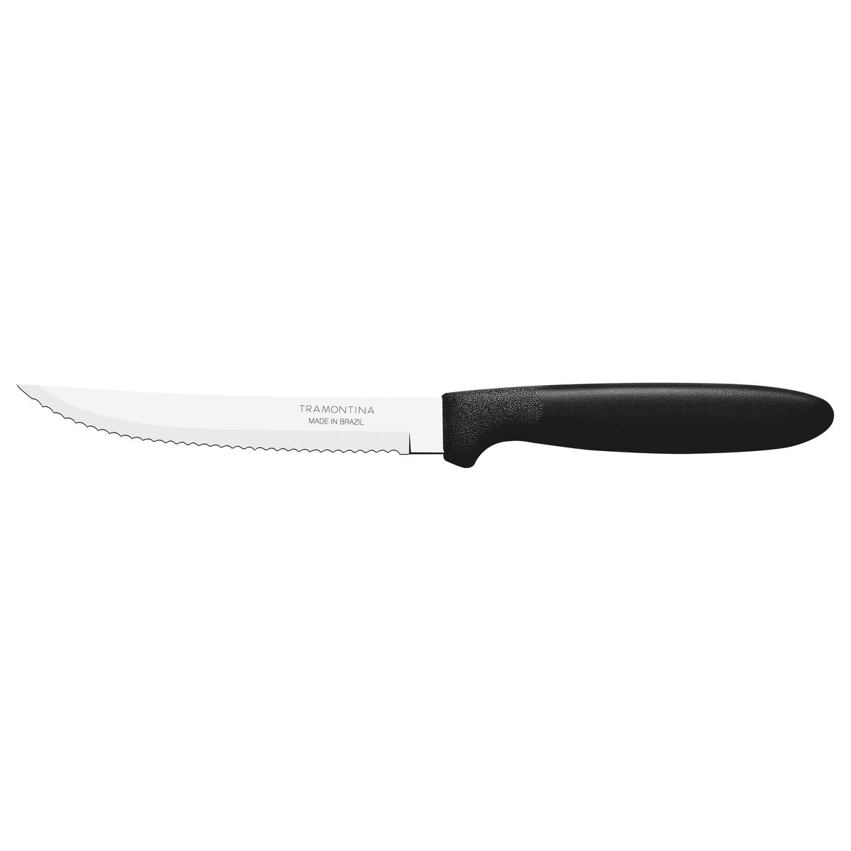 5-Inch Steak Knife Set, 12-Piece, Stainless Steel Serrated Blades with Blue Handles, Sharp & Durable for Cutting Meat, BBQ, and Kitchen Use