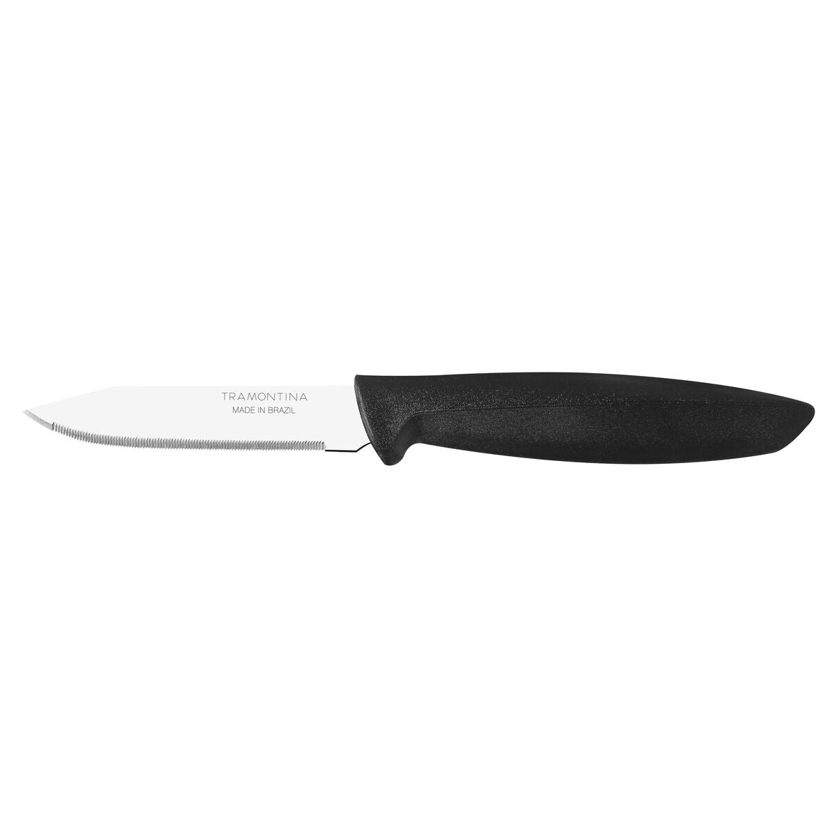 3-Inch Vegetable and Fruit Knife – Stainless Steel Blade with Black Polypropylene Handle – Compact, Sharp & Durable Kitchen Essential