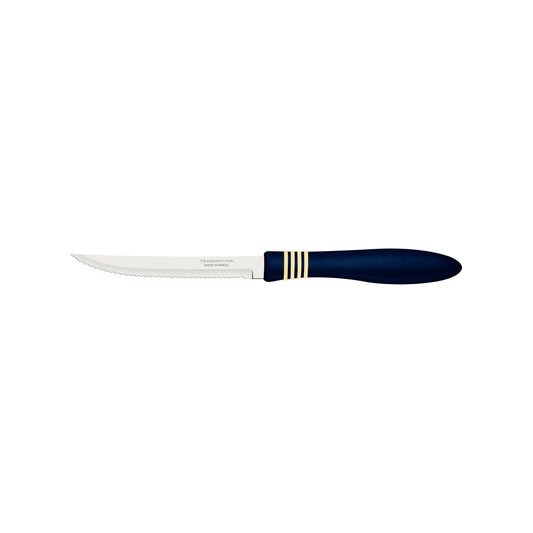 Cor & Cor Steak Knife Set – 2 Pieces – Blue Handles – 5-Inch Blades for Effortless Slicing