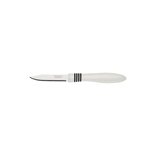 Cor & Cor Paring Fruit Knife – Stainless Steel Blade with Ergonomic Polypropylene White Handle – Sharp, Durable, and Precise for Peeling and Cutting Fruits and Vegetables – 1 Piece