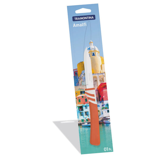 سكين التقشير - شفرة من الفولاذ المقاوم للصدأ مقاس 3 بوصات بمقبض برتقالي - مثالية لمهام التقشير والدقة - صغيرة الحجم وسهلة الاستخدام