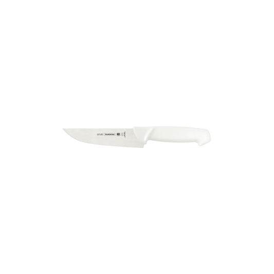 Professional Curved Regular Butcher Knife, 6-Inch Size, White
