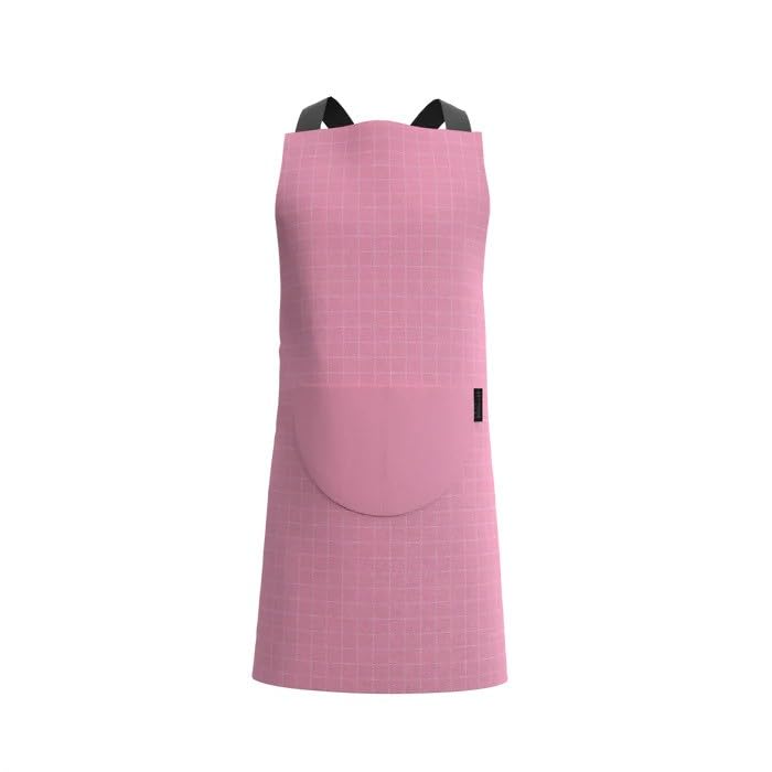 Apron, Cross-Back Design, Soft Cotton-Like Fabric, One Size, Lightweight Breathable Unisex with Front Pocket, for Cooking, and Daily Use