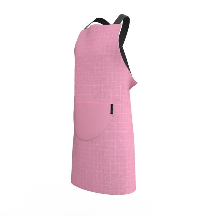 Apron, Cross-Back Design, Soft Cotton-Like Fabric, One Size, Lightweight Breathable Unisex with Front Pocket, for Cooking, and Daily Use