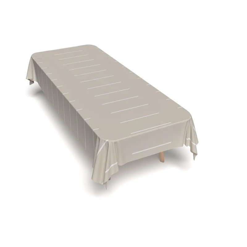 Tablecloth, Dust-Proof Soft Touch Cover, Machine Washable, Elegant Drape for Dining Kitchen Parties Hotel Use, Spill Resistant