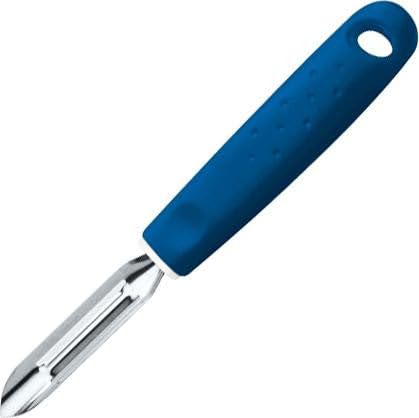 Utilità Vegetable Peeler – Stainless Steel Blade with Blue Handle – Efficient Peeling Tool – Dishwasher Safe