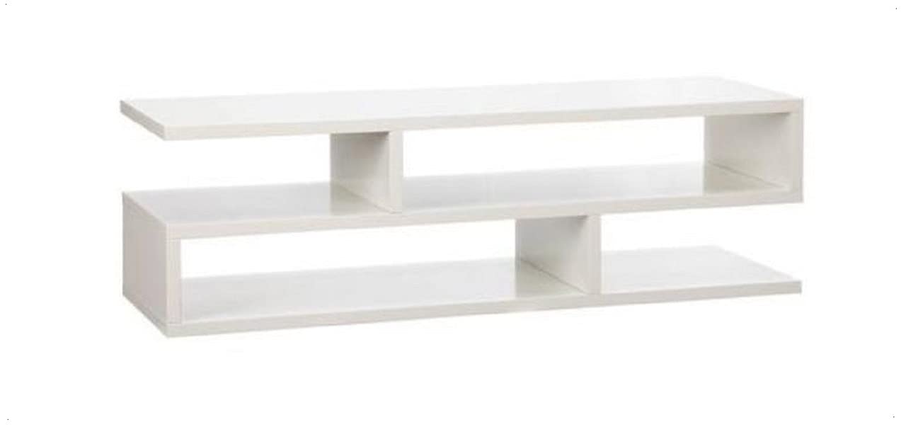 Modern TV Table and Media Console, a sleek and minimalist Entertainment Center Stand measuring 120 cm, presented in a clean and contemporary White finish