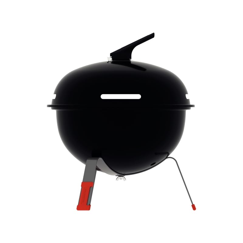 Compact Charcoal Grill – Portable, with Enameled Lid & Stainless Steel Grate, Perfect for Easy Barbecues, Model TCP-320L