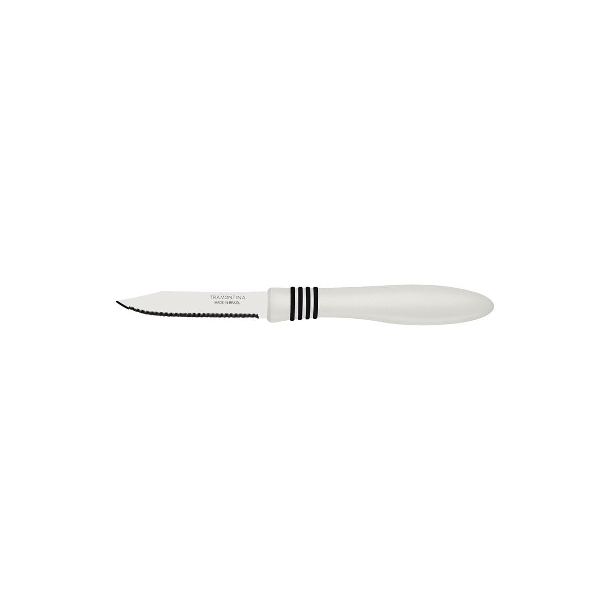 Cor & Cor Paring Fruit Knife – Stainless Steel Blade with Ergonomic Polypropylene White Handle – Sharp, Durable, and Precise for Peeling and Cutting Fruits and Vegetables – 1 Piece