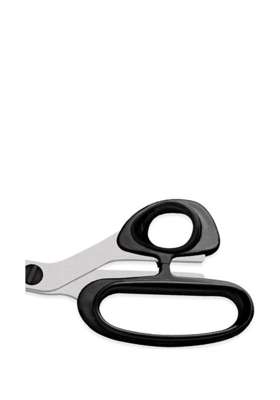 Heavy-Duty Tailoring Scissors, 25CM - Super-Cort Sharp Stainless Steel Blades with Black Ergonomic Handle, Precision Cutting for Fabric, Sewing, and Crafting, 1 Piece