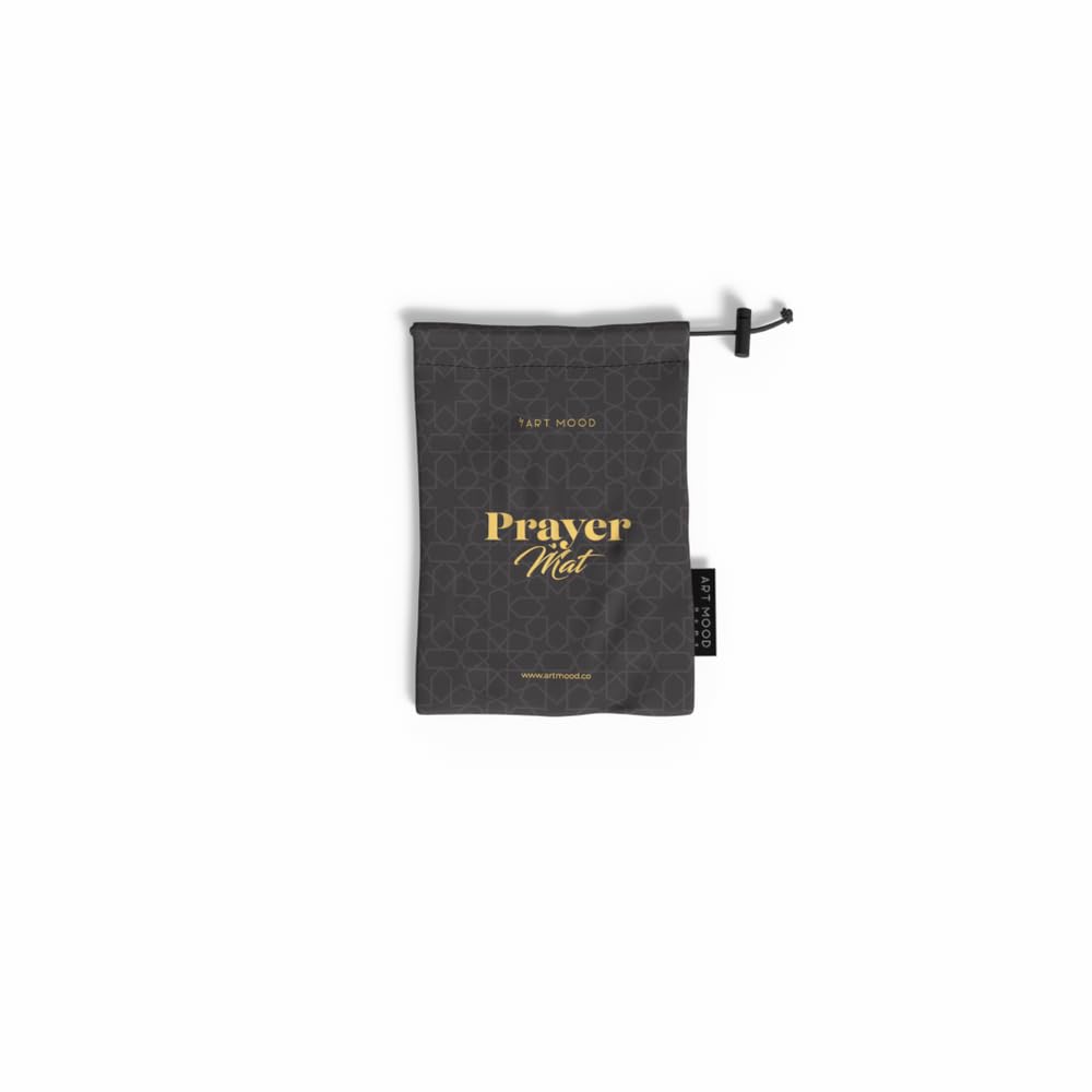 Al Hudda Soft Premium Velvet Prayer Mat - Prayer Rug Designed With Classic And Islamic Art Inspiration - High-Quality Soft, Comfortable