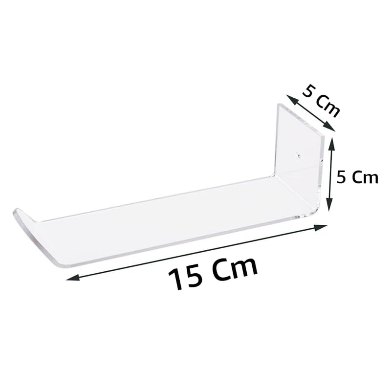 Clear Acrylic Headband Organizer and Storage 3 Pack, Modern Hairbow and Hair Accessory Holder for Girls & Women, Wall Mount or Countertop Display Stand for Tidy Vanity & Closet