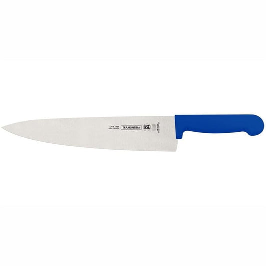 Professional Master 10" Chef’s Knife – High-Carbon Stainless Steel Blade with Ergonomic Blue Polypropylene Handle – Ultra-Sharp, Ideal for Meat, Vegetables & Kitchen Prep