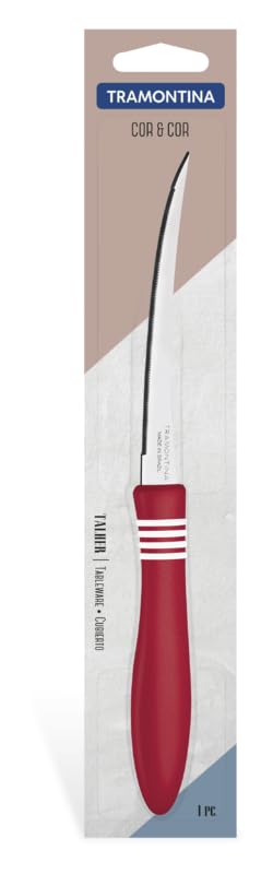 Cor & Cor 5 - Tomato Knife, Stainless Steel Blade, Polypropylene Handle, Dishwasher Safe, Ideal for Precise Cutting