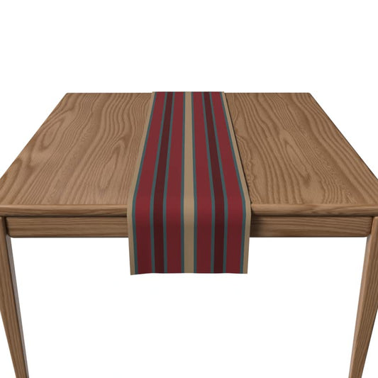 Velvet Longo Runner, a Plush Decorative Centerpiece with a Modern Abstract Design, 35x140 cm, Multicolor, perfect for adding a Luxurious Feel to a Contemporary Dining Table