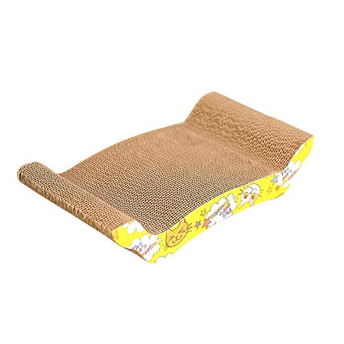 Funny Corrugated Paper Pet Cat Scratch Board Toy Kitten Claw Scratching Pad Mat Scratcher Cats Training Tools