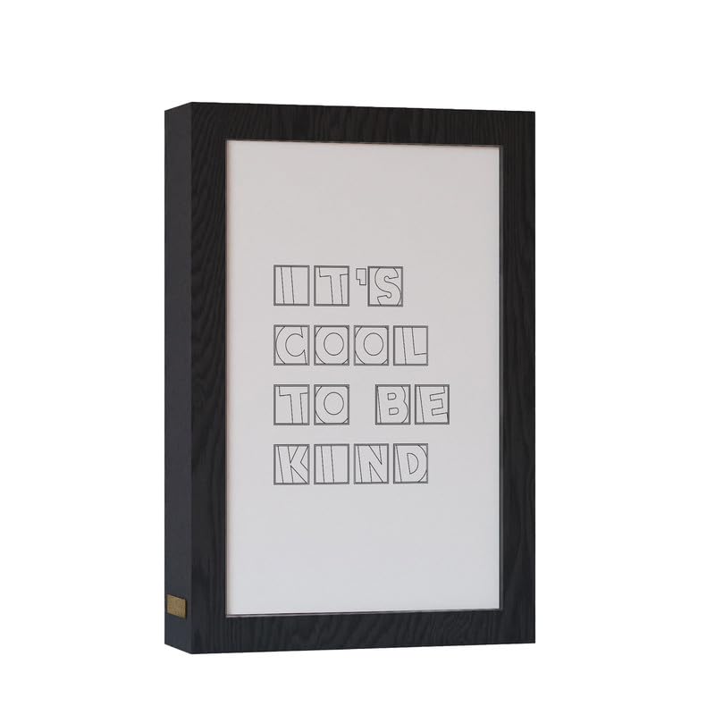Natrual Wood 2 In 1 Photo Lighting Frame