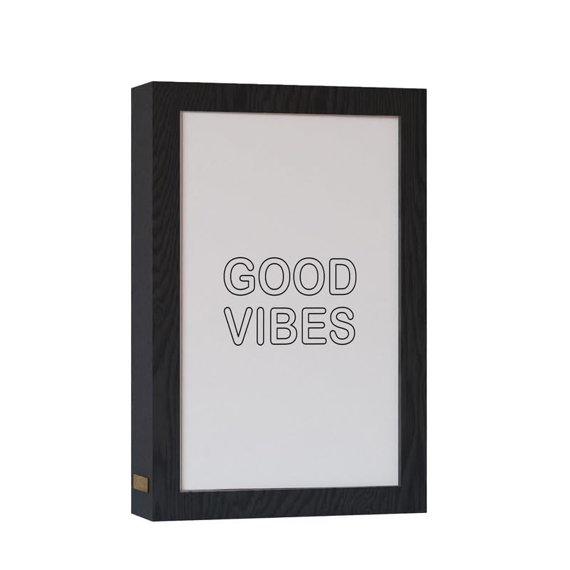 Natrual Wood 2 In 1 Photo Lighting Frame