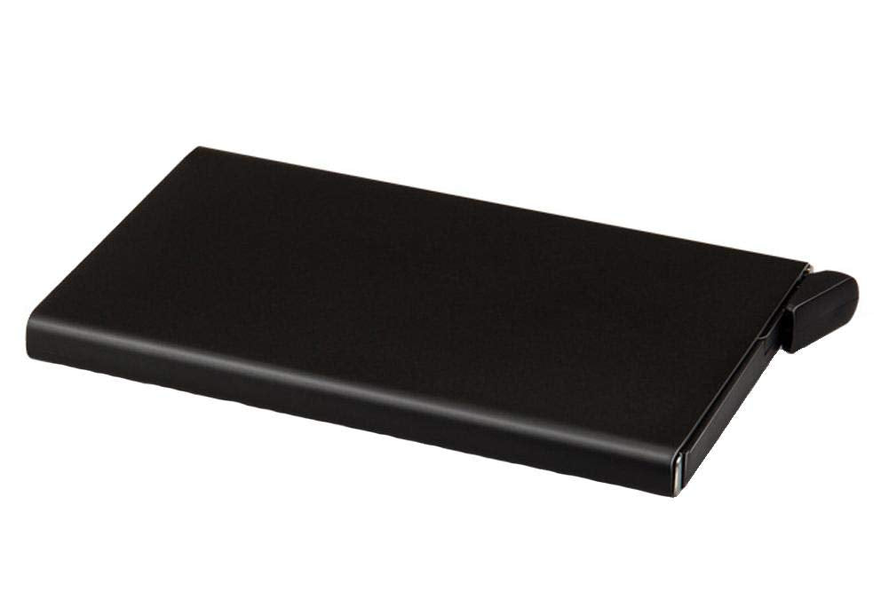Aluminum Wallet RFID Blocking Slim Metal Credit Card Holder, Durable Protection for Cards, Compact Size 11 x 6 cm, Men, Women, Minimalist Style