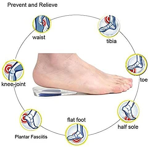 Pedimend Silicone Gel Heel Cups | Plantar Fasciitis Cushion Inserts | Alleviate Ankle Muscle Fatigue | Shock Absorber Insoles | Heel Spur Care | Foot Care Pads (UK 6.5-13.0)