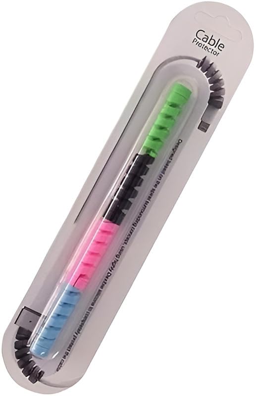 Spiral Cable Protector and Charger Cable Saver, Durable Wire Organizer for iPhone, Android, USB Cables, Prevents Fraying, Flexible and Easy to Install, Suitable for All Charging Cables