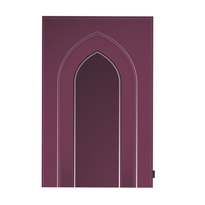 Al-Taqwa Waterproof Prayer Mat, a Durable Rug in Purple made from Wipeable Material, 68x117 cm, for Comfortable Prayer, an Easy-to-Clean Salah Mat for Outdoor, Indoor, and Travel