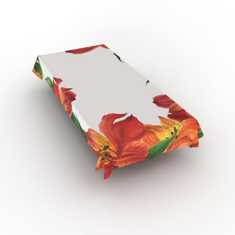 Tablecloth Waterproof Polyester Fabric, Easy Care ,Soft Touch