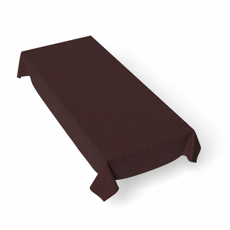 Premium Linen Tablecloth - Elegant and Durable Table Cover for Dining Room, Kitchen, and Events - Dust-Proof, Machine Washable