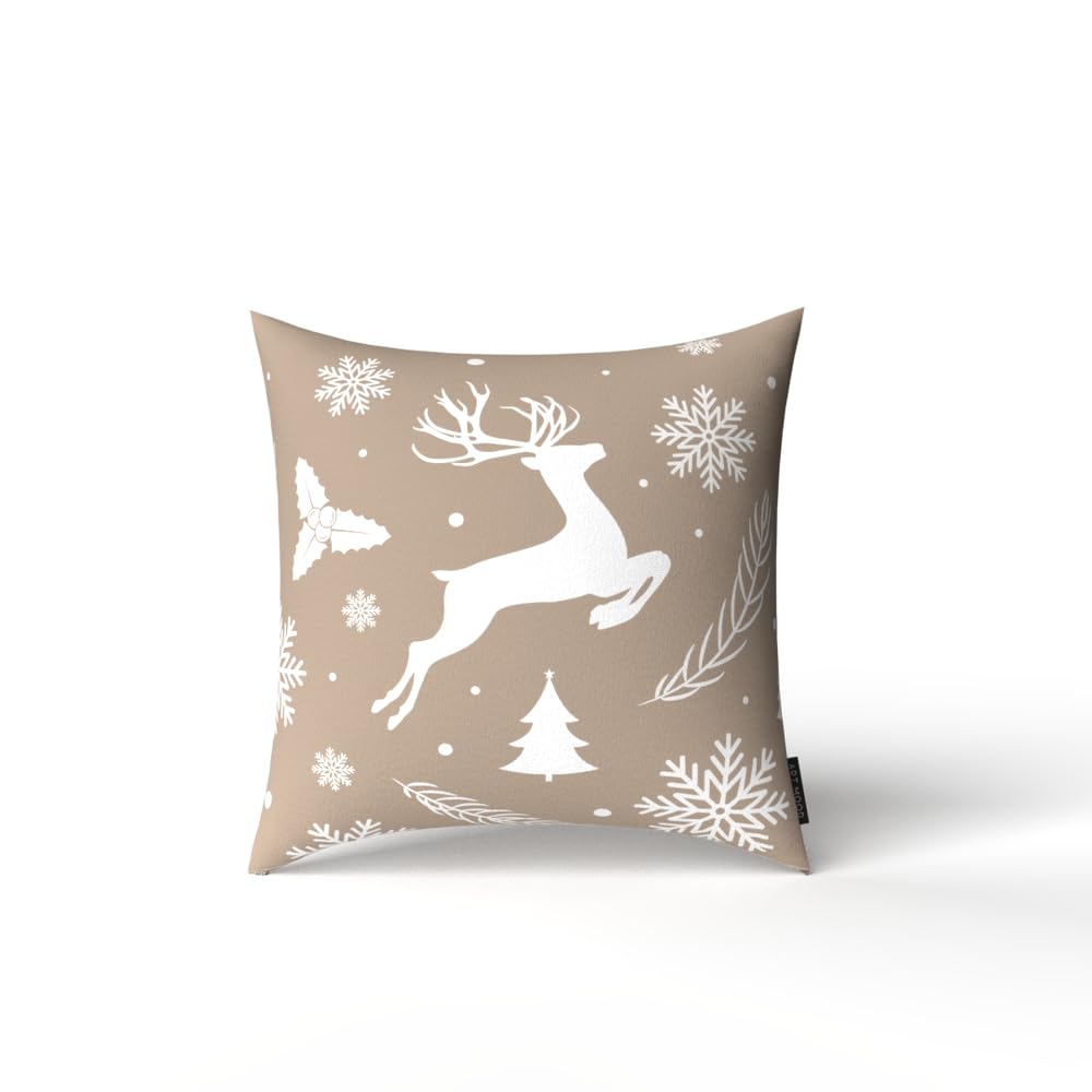 Christmas Cushion 40x40 CM, Washable Soft Holiday Pillow for Sofa, Bedroom, Living Room, or Office, Festive Decorative Accent
