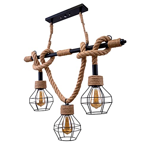 Nagafa Shop, Triple Metal Chandelier (Black)