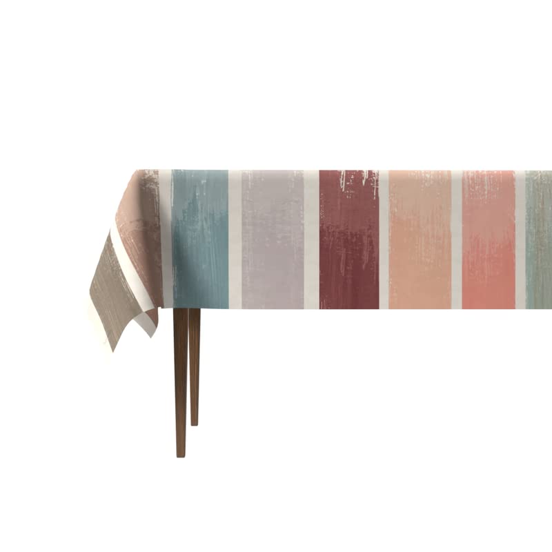 Palette Waterproof Tablecloth, a Multicolor 140x300 cm Rectangular Table Cover made of Artistic Spillproof Polyester, a Vibrant and Stain-Resistant Protector for Dining or Party Tables