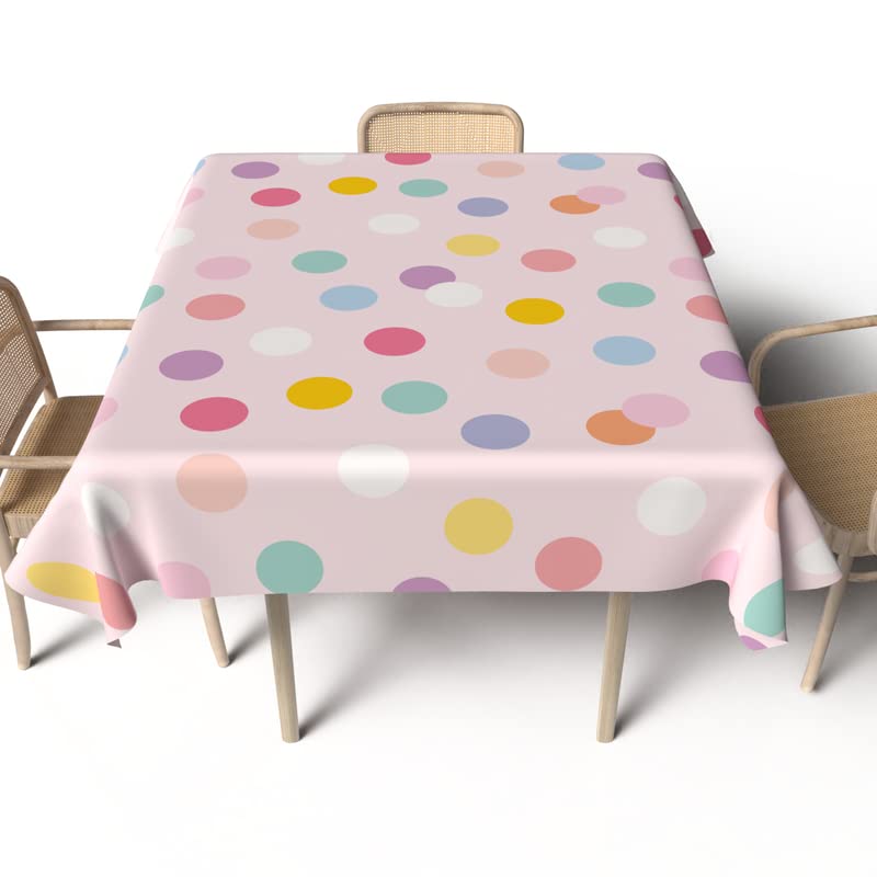 Tablecloth, Waterproof Polyester Fabric, Durable & Easy Care