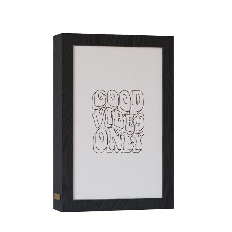 Natrual Wood 2 In 1 Photo Lighting Frame
