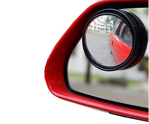 Car Rearview Round Blind Spot Adjustable Auxiliary Wide-Angle Lens, High Definition HD Mirror, 360° Rotation, Anti-Glare, Universal Fit for Cars, SUVs, Trucks, Motorcycles