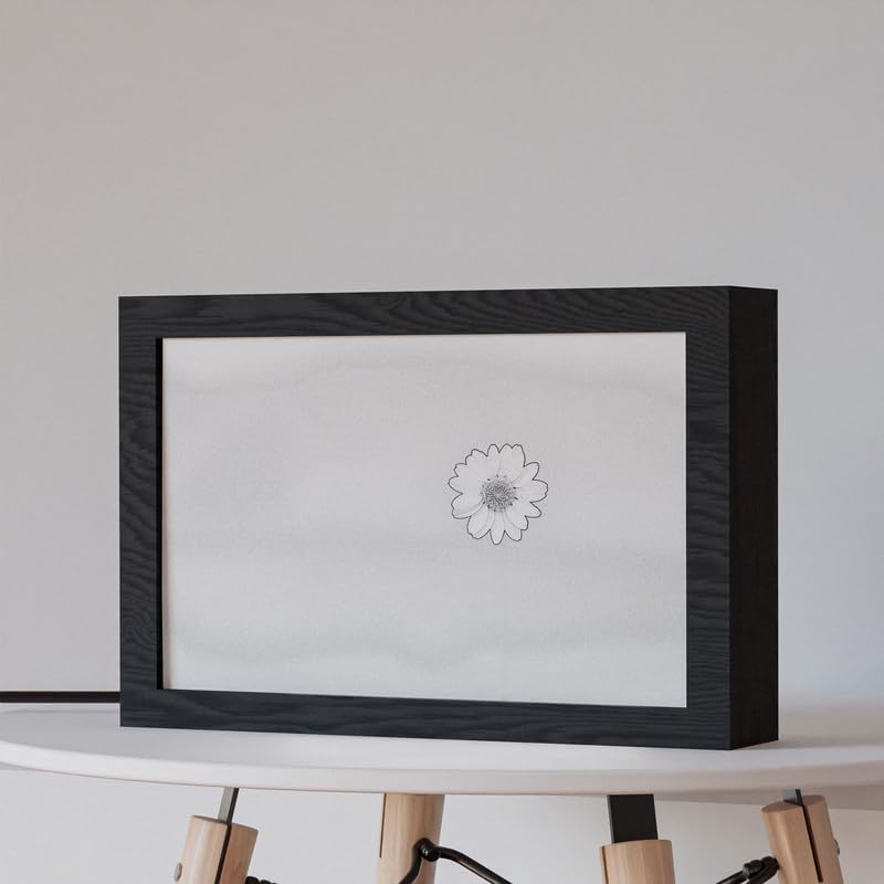 Natrual Wood 2 In 1 Photo Lighting Frame