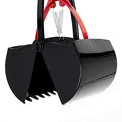 Poop Scoop Pet Waste Grabber Picker pooper scooper Dog Cat Shovel Red