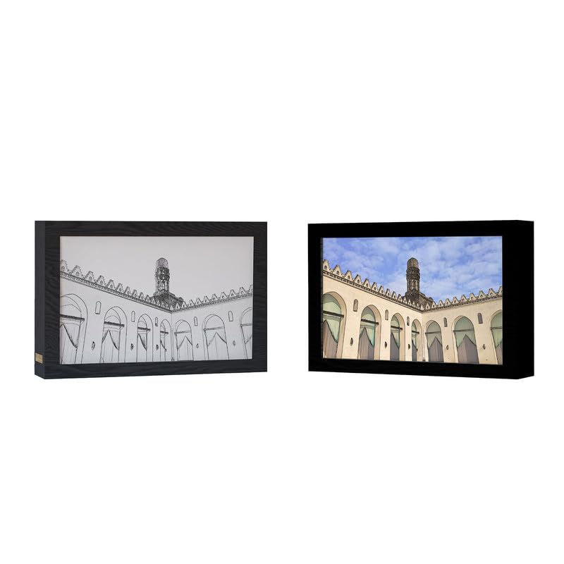 Natrual Wood 2 In 1 Photo Lighting Frame