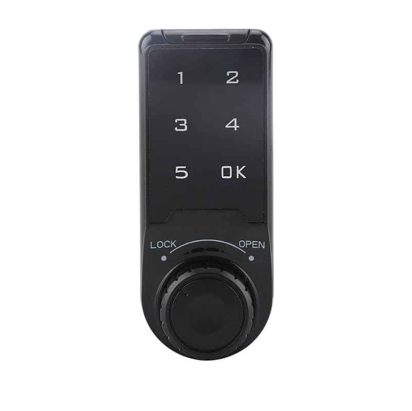 Touch Keypad Lock, Electronic Security Code Deadbolt Lock, Kids Safety Lock, Digital Password Cabinet Lock for Home, Cabinet, Wardrobe, Office, Durable and Easy-to-Install