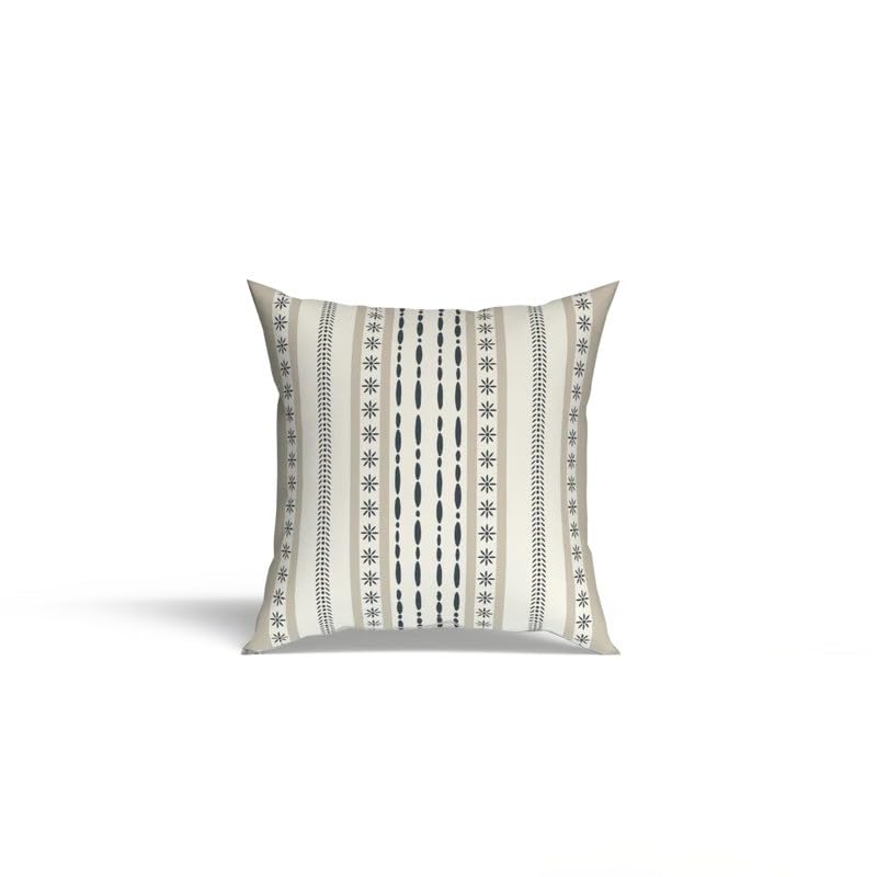 Cushion with Filling, 40×40cm, Canvas Cover, Removable Zippered Design, Soft and Durable, Ideal for Sofa Chair Bed Office Use