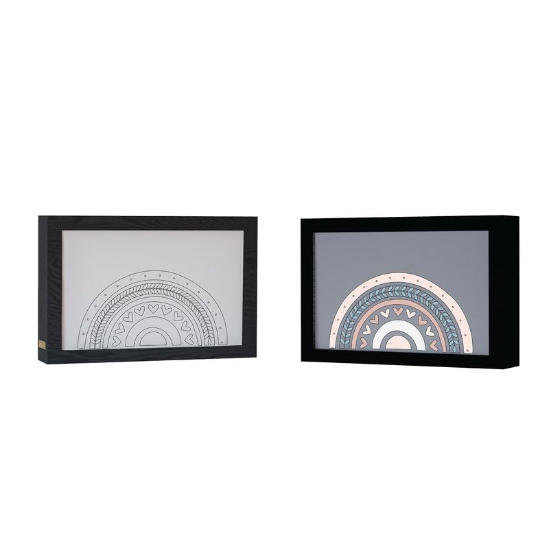 Natrual Wood 2 In 1 Photo Lighting Frame